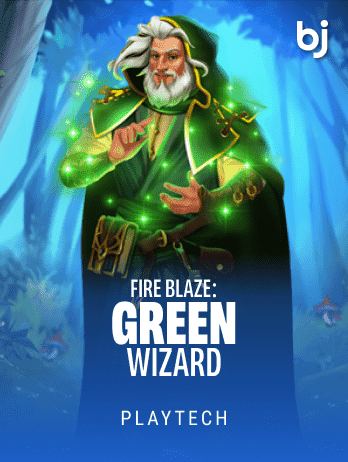 Fire Blaze Green Wizard